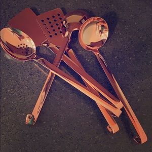 Rose Gold Kitchen Utensils
